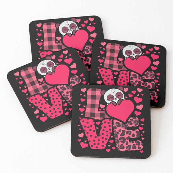 Item preview, Cute Kawaii Valentine Panda Love Hearts Valentines Day designed and sold by JokeGysen.