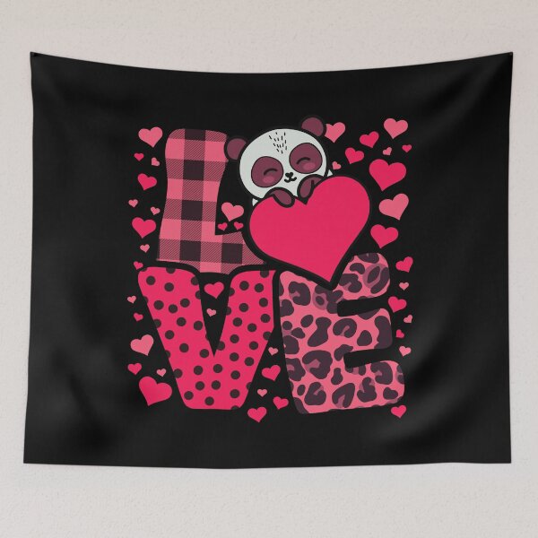 Item preview, Cute Kawaii Valentine Panda Love Hearts Valentines Day designed and sold by JokeGysen.