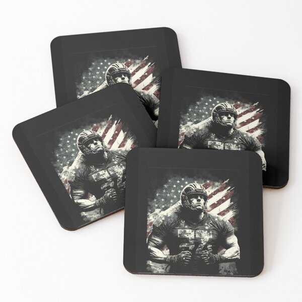 Item preview, American Football Player Usa Flag designed and sold by druckfun.