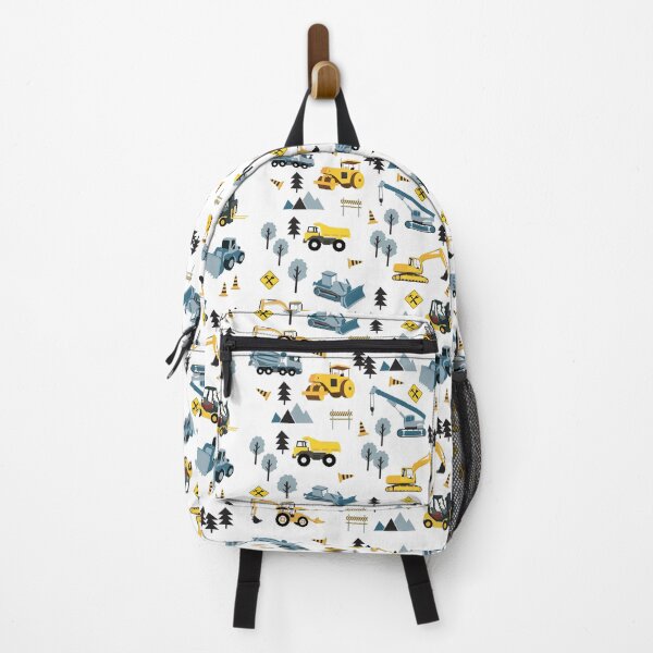 Item preview, Blue Construction Trucks & Site Theme Pattern designed and sold by idovedesign.