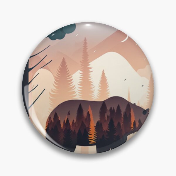 Item preview, Bear in the forest art work designed and sold by Maryberry96.