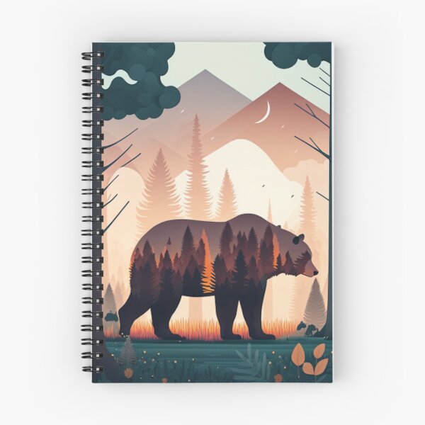 Item preview, Bear in the forest art work designed and sold by Maryberry96.