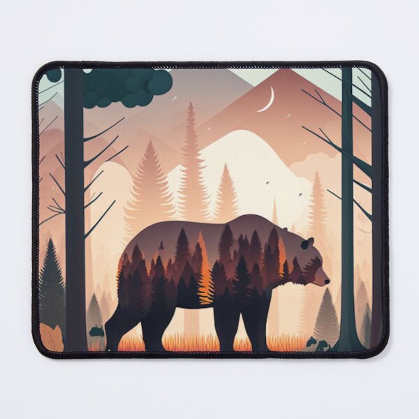 Item preview, Bear in the forest art work designed and sold by Maryberry96.