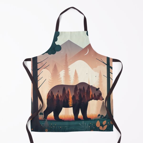 Item preview, Bear in the forest art work designed and sold by Maryberry96.
