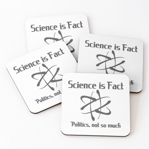 Item preview, Science is fact-Politics, not so much designed and sold by WickedNiceTees.