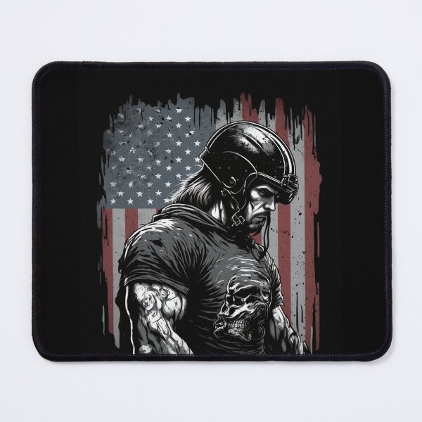 Item preview, American Football Player Usa Flag designed and sold by druckfun.