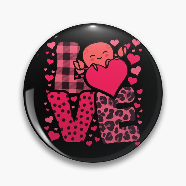 Item preview, Cute Kawaii Valentine Crab Love Hearts Valentines Day designed and sold by JokeGysen.