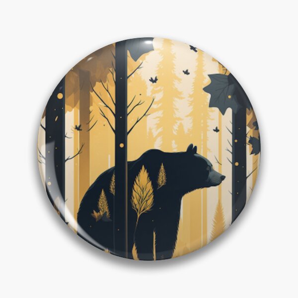 Item preview, Bear in the forest art work designed and sold by Maryberry96.