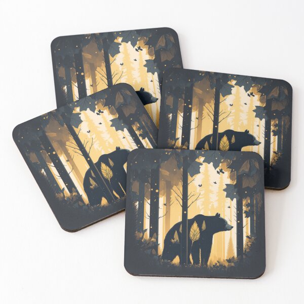 Item preview, Bear in the forest art work designed and sold by Maryberry96.