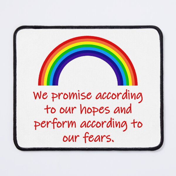 Item preview, We Promise According To Our Hopes  designed and sold by CrankyOldDude.