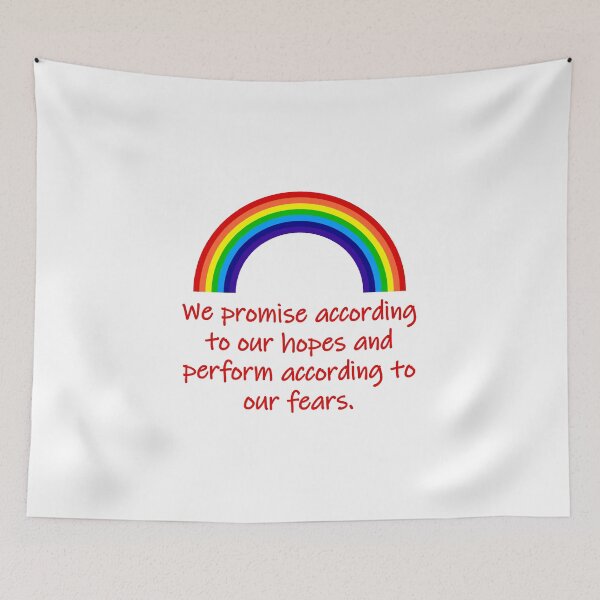 Item preview, We Promise According To Our Hopes  designed and sold by CrankyOldDude.
