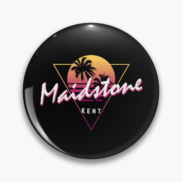 Item preview, Funny 80s Retro Sunset 'Maidstone' Kent designed and sold by dinosareforever.