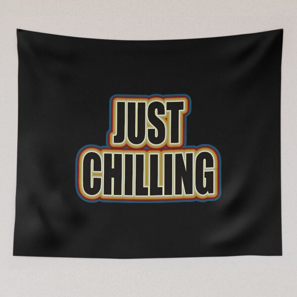 Item preview, Just Chilling Retro Sticker designed and sold by GaryDobson.