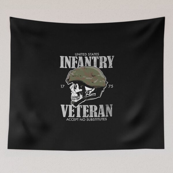 Item preview, US Infantry Veteran (distressed) designed and sold by StrongVlad.