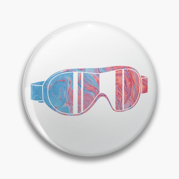 Item preview, Blue and Orange Ski Goggles  designed and sold by Dalaura.