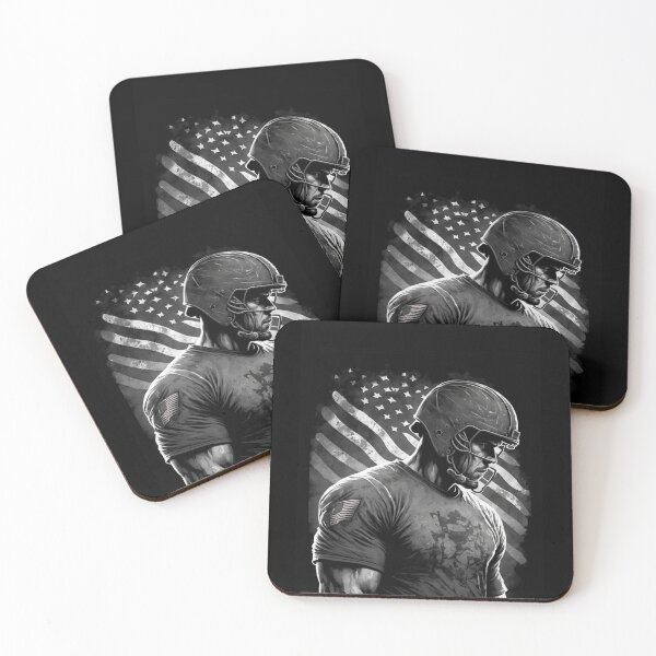 Item preview, American Football Player Usa Flag designed and sold by druckfun.
