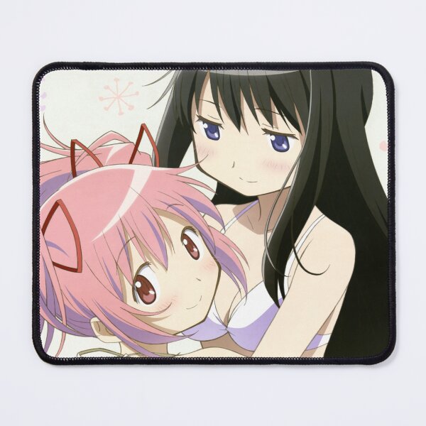 Item preview, madoka and homura swimsuit official art designed and sold by axoneen.