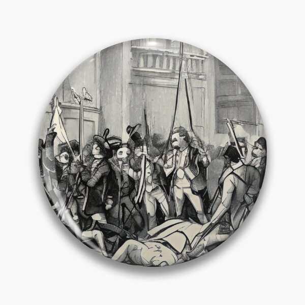 Item preview, The French Revolution - rioting in the streets sketch designed and sold by StedeBonnet.