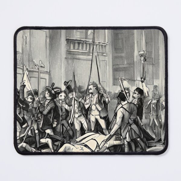 Item preview, The French Revolution - rioting in the streets sketch designed and sold by StedeBonnet.