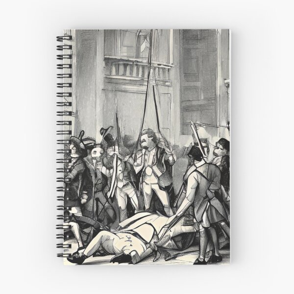 Item preview, The French Revolution - rioting in the streets sketch designed and sold by StedeBonnet.