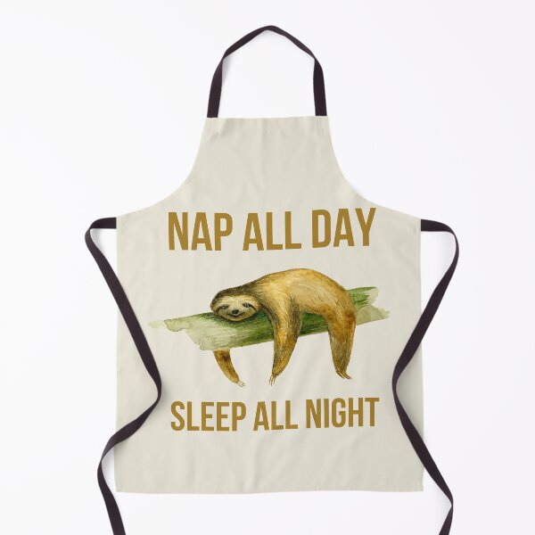 Item preview, Nap all day sleep all night sloth life designed and sold by DandyRabbit.