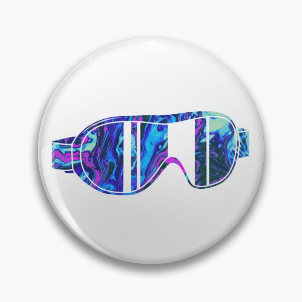Item preview, Blue Tie Dye Ski Goggles  designed and sold by Dalaura.