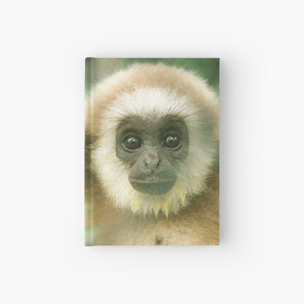 Baby White-handed Gibbon Hardcover Journal
