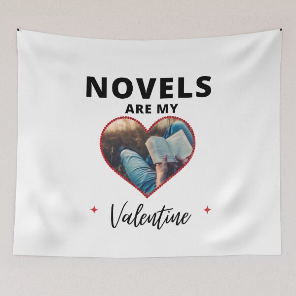 Item preview, Novels Are My Valentine  designed and sold by Itsheartshop.