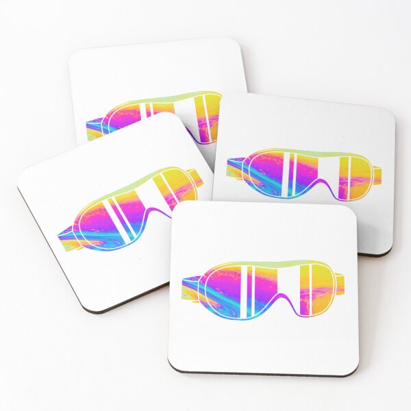 Item preview, Yellow Tie Dye Ski Goggles  designed and sold by Dalaura.