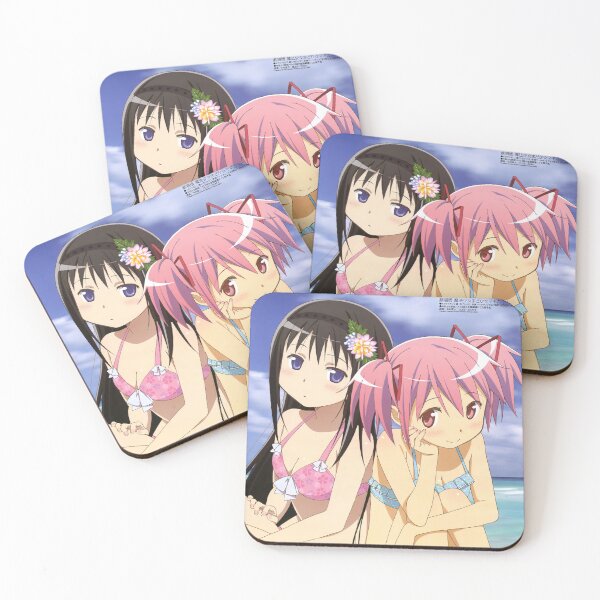 Item preview, madoka magica homura madoka swimsuit official art designed and sold by axoneen.