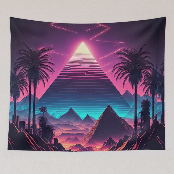 Item preview, A Pyramid in the Neon Sands designed and sold by Mullet Monkey.