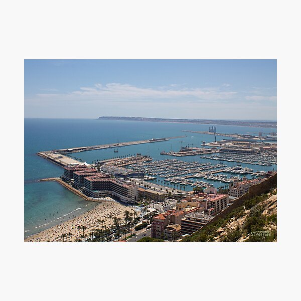 Alicante-Marina Photographic Print