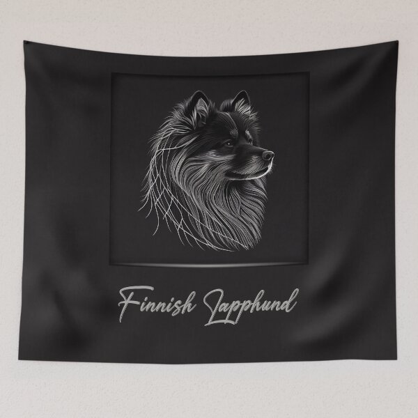 Item preview, Finnish Lapphund Portrait designed and sold by Best-Breeds.