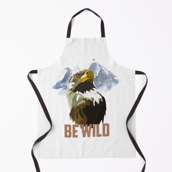 Item preview, Be Wild! Regal Eagle with Majestic Grey Mountain Peaks in Background Design designed and sold by Lost-World-Shop.