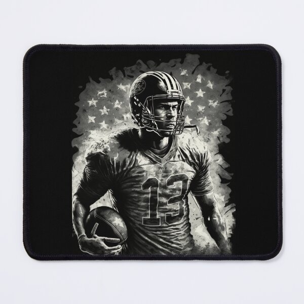 Item preview, American Football Player Usa Flag designed and sold by druckfun.