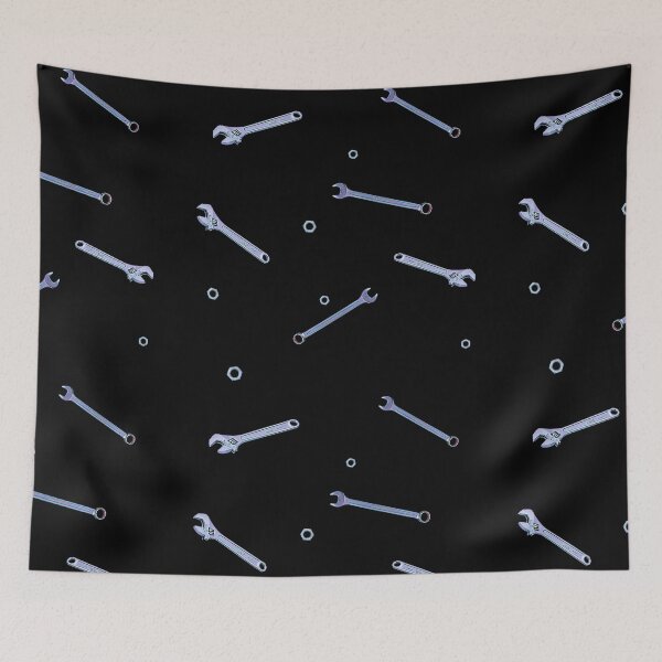 Item preview, Wrench Nuts and Bolts Pattern -  Available on socks mugs shirts stickers and more designed and sold by Dude  Stuff.