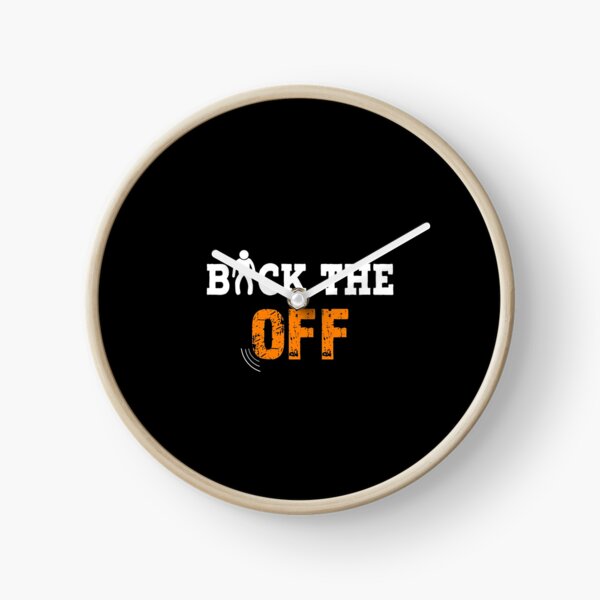 Item preview, BACK THE OFF designed and sold by quertytees.