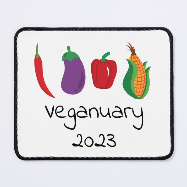 Item preview, veganuary 2023 with vegetables design designed and sold by EmeraldeaArt.