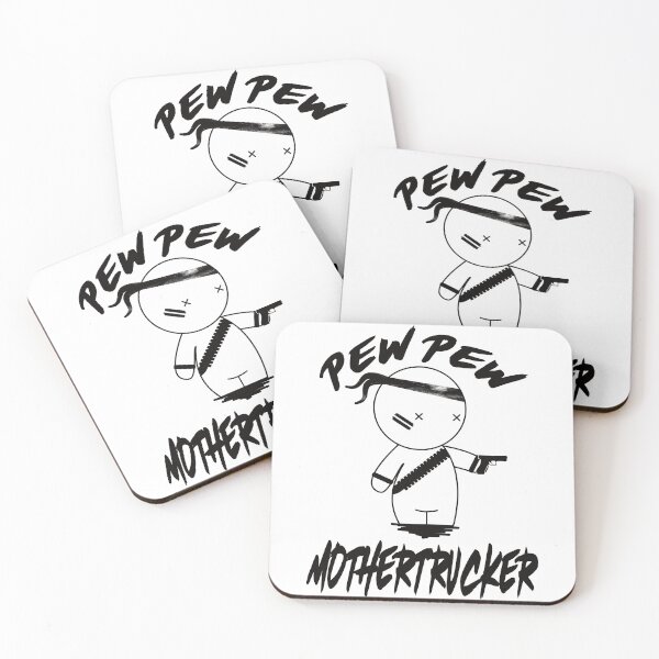 Item preview, Pew Pew Mother Trucker designed and sold by GangBangGang.