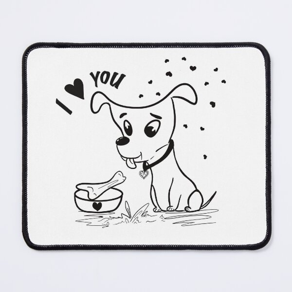 Item preview, Valentine dog designed and sold by Xatutik.art.