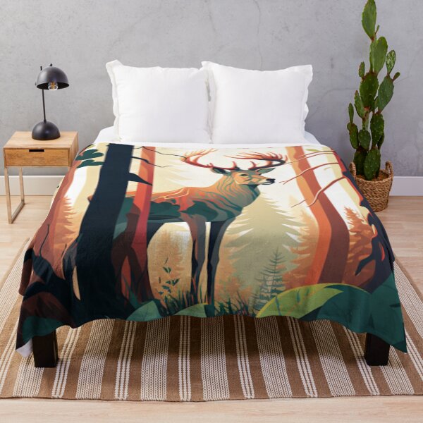 Item preview, Deer in the forest art work designed and sold by Maryberry96.