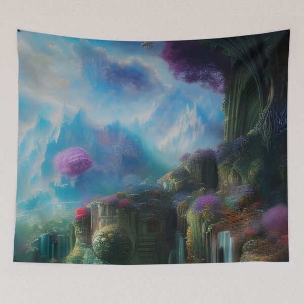 Item preview, Fantasy Old Garden City.  designed and sold by DEKA777.