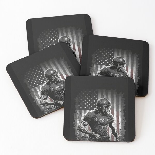 Item preview, American Football Player Usa Flag designed and sold by druckfun.