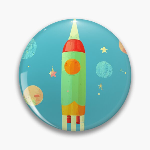 Item preview, Space Rocket Pastel Colors Boys Girls Planets Stars designed and sold by samshirts.