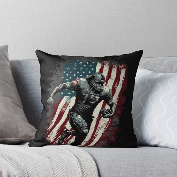 Item preview, American Football Player Usa Flag designed and sold by druckfun.