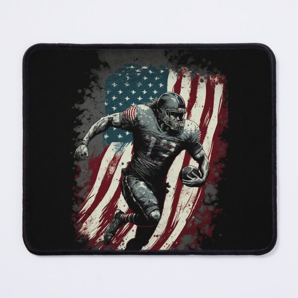 Item preview, American Football Player Usa Flag designed and sold by druckfun.