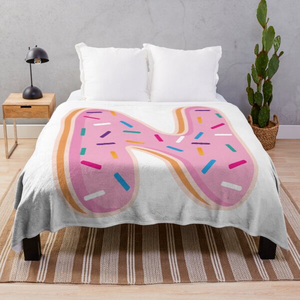 Item preview, Pink Donut Sprinkles letter N designed and sold by ITCHAWAWAA.
