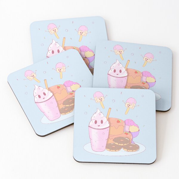 Item preview, Kawaii food characters  designed and sold by ANU007.