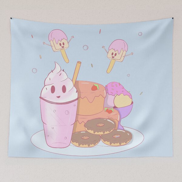 Item preview, Kawaii food characters  designed and sold by ANU007.