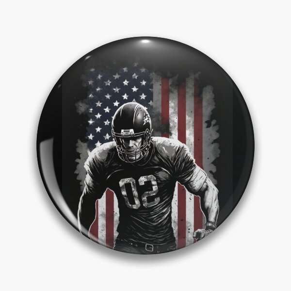 Item preview, American Football Player Usa Flag designed and sold by druckfun.